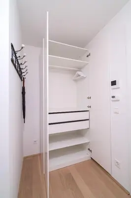Ein Bett oder Betten in einem Zimmer der Unterkunft Vienna Residence | Spacious Serviced Apartment in Vienna directly at the U4