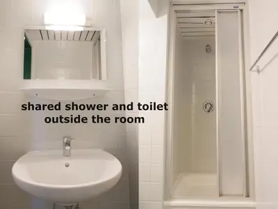 Ein Badezimmer in der Unterkunft Jugendherberge Wien - Myrthengasse
