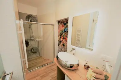 Ein Badezimmer in der Unterkunft Splendid Apartment Vienna