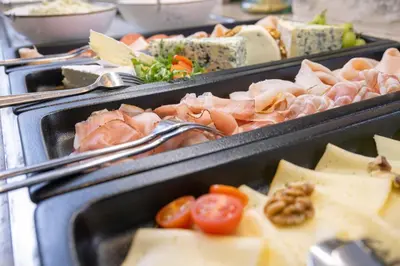 Essen im Hotel oder in der Nähe