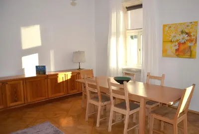 Ein Sitzbereich in der Unterkunft Vienna 1090