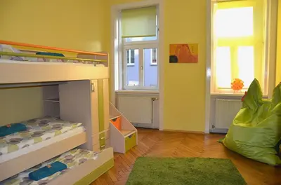 Ein Bett oder Betten in einem Zimmer der Unterkunft Vienna 1090