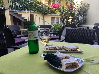 Essen in der Pension oder in der Nähe