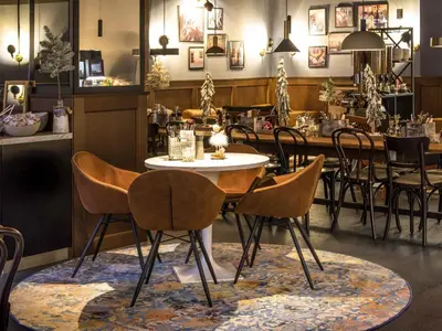 Ein Restaurant oder anderes Speiselokal in der Unterkunft ibis Styles Wien Messe Prater
