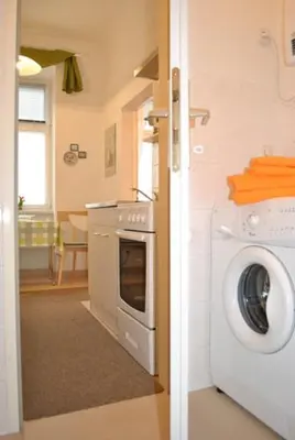 Küche/Küchenzeile in der Unterkunft Apartment Haydnpark