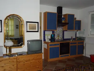 Küche/Küchenzeile in der Unterkunft Siebenbrüderhof