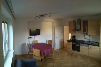 Küche/Küchenzeile in der Unterkunft Appartment Lainz