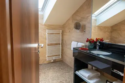 Ein Bett oder Betten in einem Zimmer der Unterkunft EST Residence Schönbrunn Vienna - Apartments