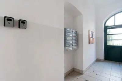 Grundriss der Unterkunft Stylish Self-Check-In Apartment With 2 Bedrooms
