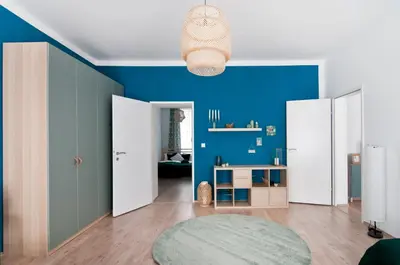 Grundriss der Unterkunft Stylish Self-Check-In Apartment With 2 Bedrooms