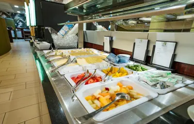 Essen im Hotel oder in der Nähe