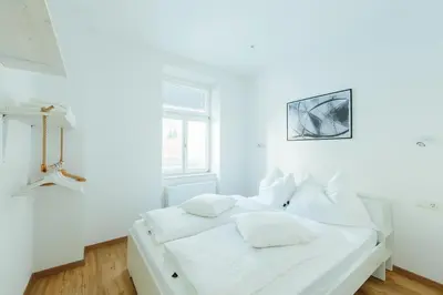 Ein Bett oder Betten in einem Zimmer der Unterkunft The newPAST Apartments