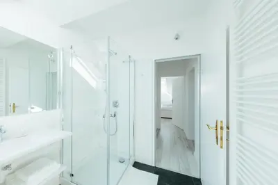 Ein Badezimmer in der Unterkunft The newPAST Apartments