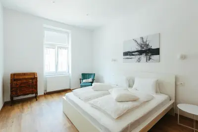 Ein Bett oder Betten in einem Zimmer der Unterkunft The newPAST Apartments