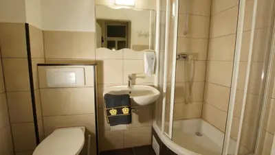 Ein Badezimmer in der Unterkunft Westend City Hostel