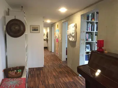 Die Bibliothek im Ferienhaus