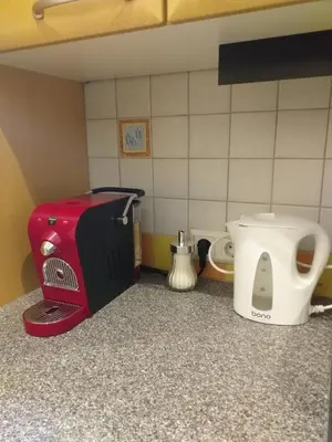 Küche/Küchenzeile in der Unterkunft Ferienwohnung Schloessel 26/18