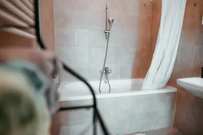 Ein Badezimmer in der Unterkunft Raimond Apartment Ottakring Top 14