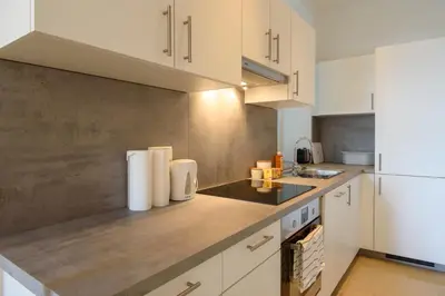 Küche/Küchenzeile in der Unterkunft Central Living Apartment 1090 Vienna