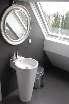 Ein Badezimmer in der Unterkunft Kunsthaus Apartments