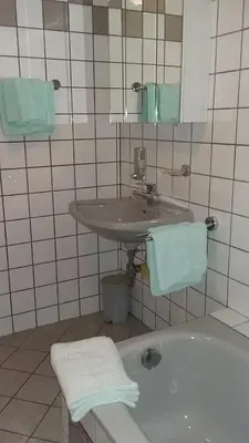 Ein Badezimmer in der Unterkunft Appartementhaus Lang