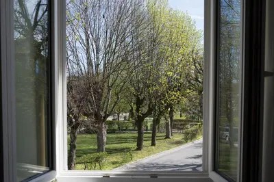 Ein Garten an der Unterkunft Hotel Beethoven