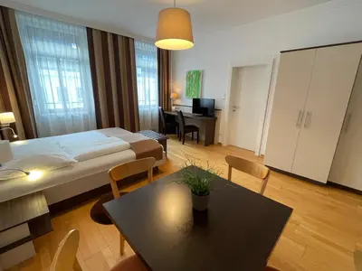 Ein Bett oder Betten in einem Zimmer der Unterkunft Gasthof Schwabl Wirt