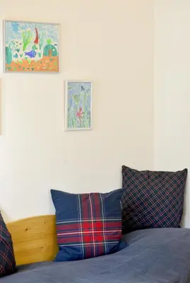 Ein Sitzbereich in der Unterkunft House With Courtyard & Parking Close To Stadtpark