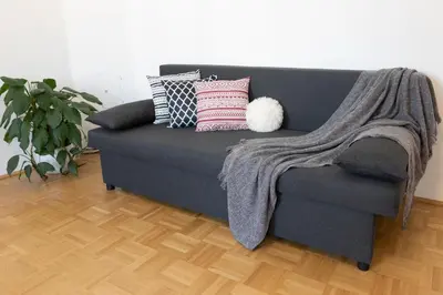Ein Sitzbereich in der Unterkunft Yeshello Apartment near Central Station
