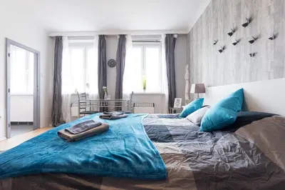Grundriss der Unterkunft Cute Red Star Studio City Center