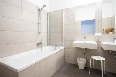 Ein Badezimmer in der Unterkunft FeelGood Apartments GreenLiving | contactless check-in