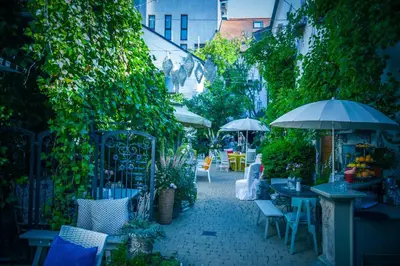 Ein Garten an der Unterkunft Art Boutique Hotel Bürgerhaus