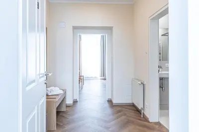 Ein Badezimmer in der Unterkunft Hotel-Pension Fünfhaus