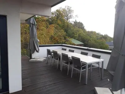 Ein Balkon oder eine Terrasse in der Unterkunft Appartement Hareter