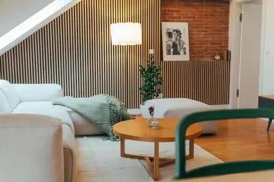 Ein Sitzbereich in der Unterkunft Large Apartments - Great for Groups - with Balcony or Terrace