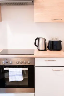 Küche/Küchenzeile in der Unterkunft Vienna City Apartment Petrusgasse