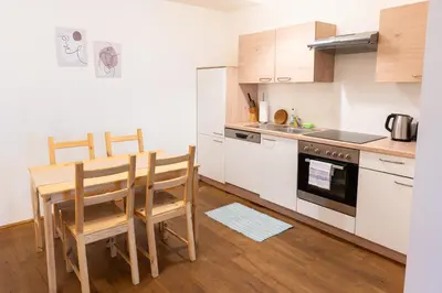 Küche/Küchenzeile in der Unterkunft Vienna City Apartment Petrusgasse
