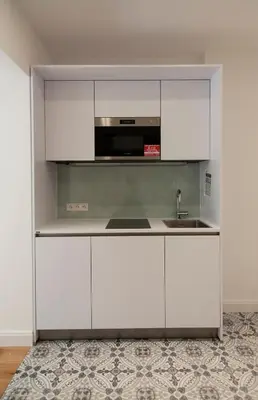 Küche/Küchenzeile in der Unterkunft easy-flat Belvedere - Central Apartments with AC