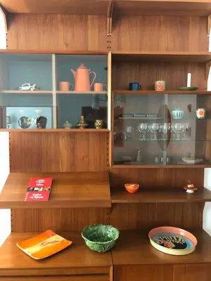 Küche/Küchenzeile in der Unterkunft Vintage Design Apartment