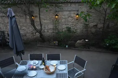 Ein Patio oder anderer Außenbereich in der Unterkunft Windstill Apartments