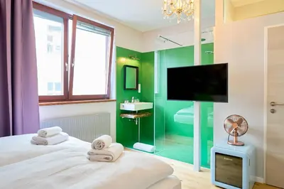 TV/Unterhaltungsangebot in der Unterkunft Leuhusen Center Apartments Vienna, Wien