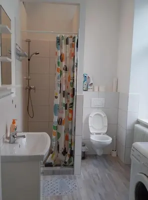 Ein Badezimmer in der Unterkunft Apartment Alser