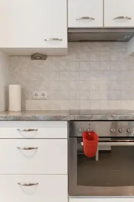 Küche/Küchenzeile in der Unterkunft UNIVERSUM APARTMENT 2
