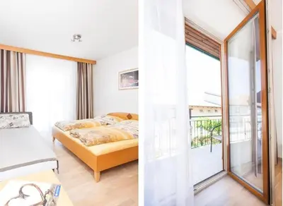 Ein Bett oder Betten in einem Zimmer der Unterkunft Gästehaus Auer Werner