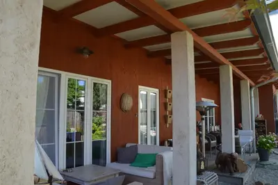 Ein Balkon oder eine Terrasse in der Unterkunft Box58