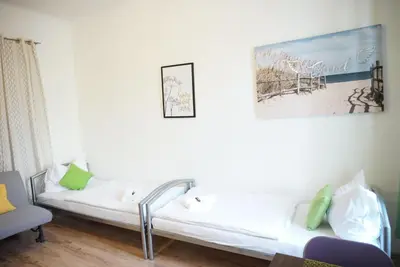 Ein Bett oder Betten in einem Zimmer der Unterkunft Contactless Check-In Room4You Währing