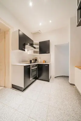 Küche/Küchenzeile in der Unterkunft 85m² Leitermayergasse