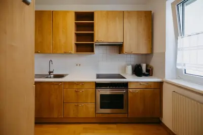 Küche/Küchenzeile in der Unterkunft Ferienwohnung Dado