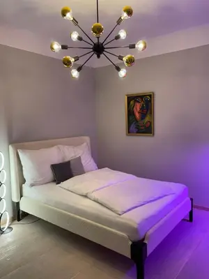 Ein Bett oder Betten in einem Zimmer der Unterkunft City Apartment Downtown Vienna