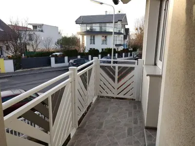 Ein Balkon oder eine Terrasse in der Unterkunft Relax - Ferienhaus in Wien